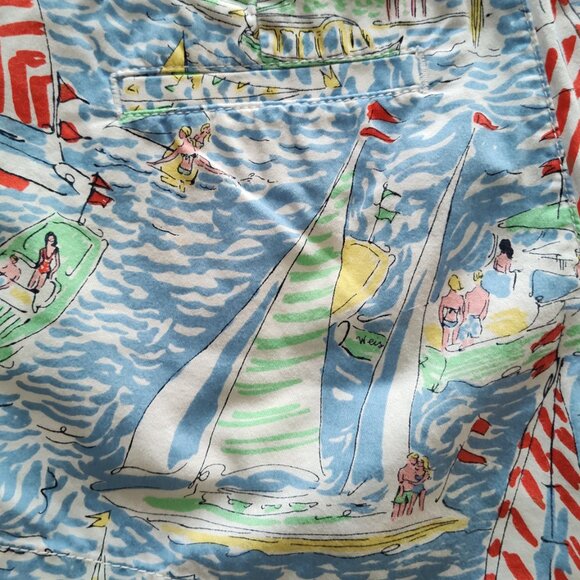 Lilly Pulitzer ~ Callahan Shorts ~ Get Nauti ~ Size 00 ~ Pre-Owned - Picture 7 of 12